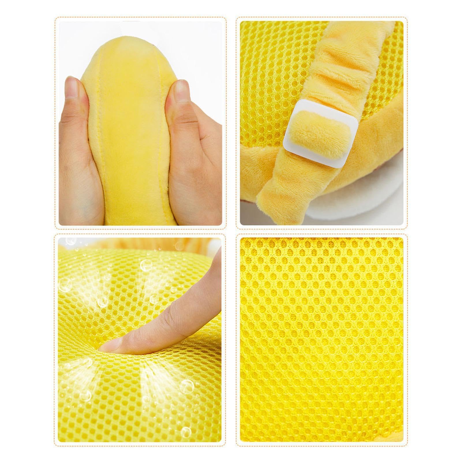 Set Protezione Testa E Ginocchia Per Bambini - A Forma Di Ape, Traspirante, Per Gattonare - Foto 8