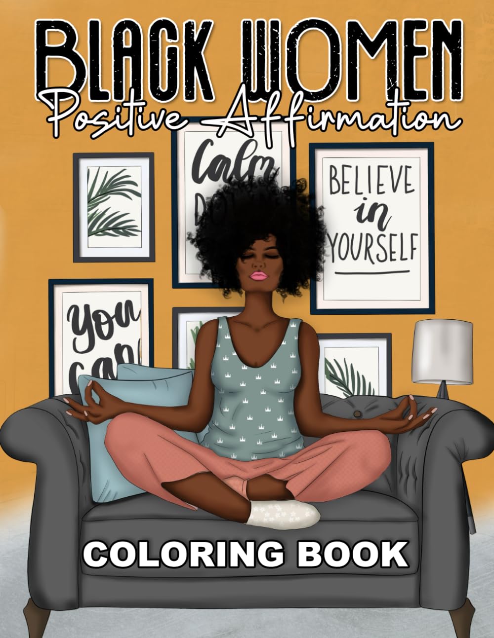 Amazon.com: Positive Affirmation Coloring Book for Black Women: A ...