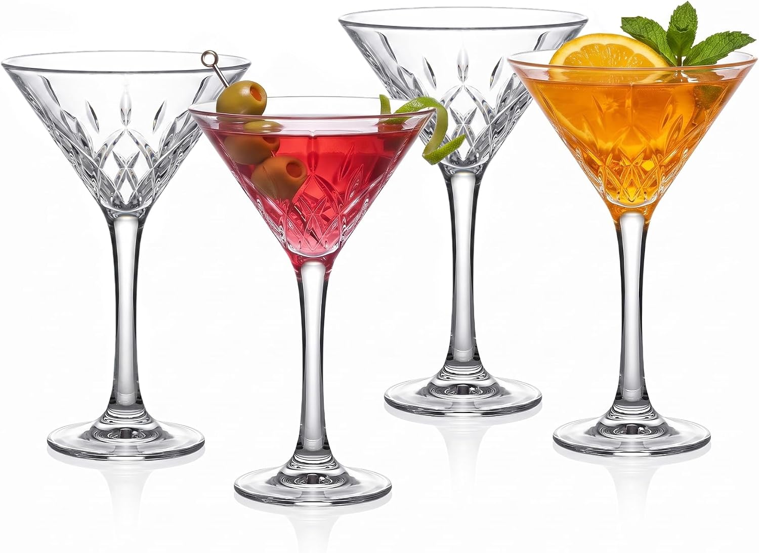 Martini Glasses set of 4, Cocktail Glasses Espresso Martini Glasses