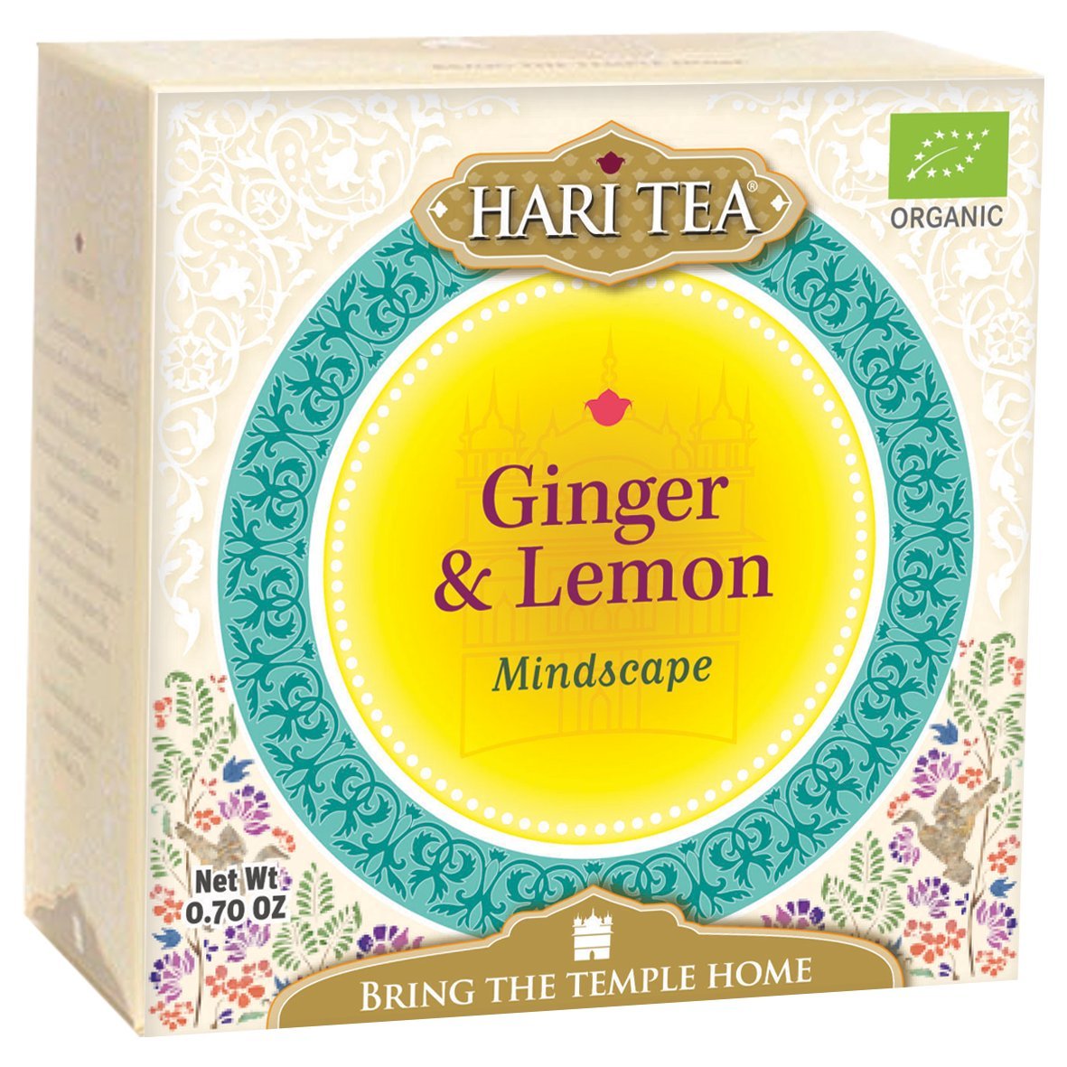 Ginger & Lemon ; Hari Tea Treasure , Premium Tea ; Herbal Tea Handcrafted with the Finest Quality Organic Tea Leafs.