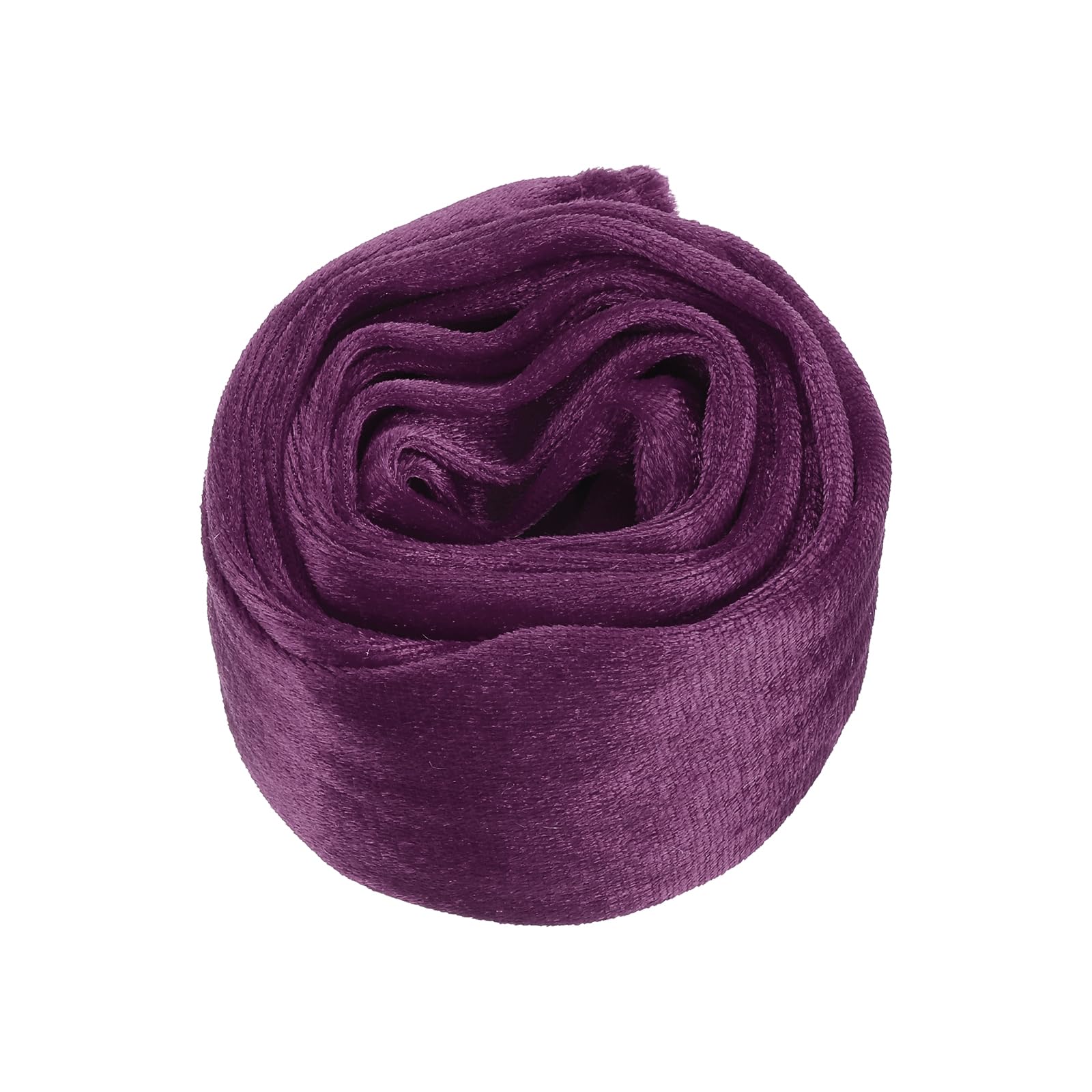 PATIKIL 5.9ft Chandelier Chain Cord Cover, Velvet Cloth Fabric Chain Sleeve Decorative Cord Covers for Chandelier Wires Swing Cable, Zipper Style, Purple