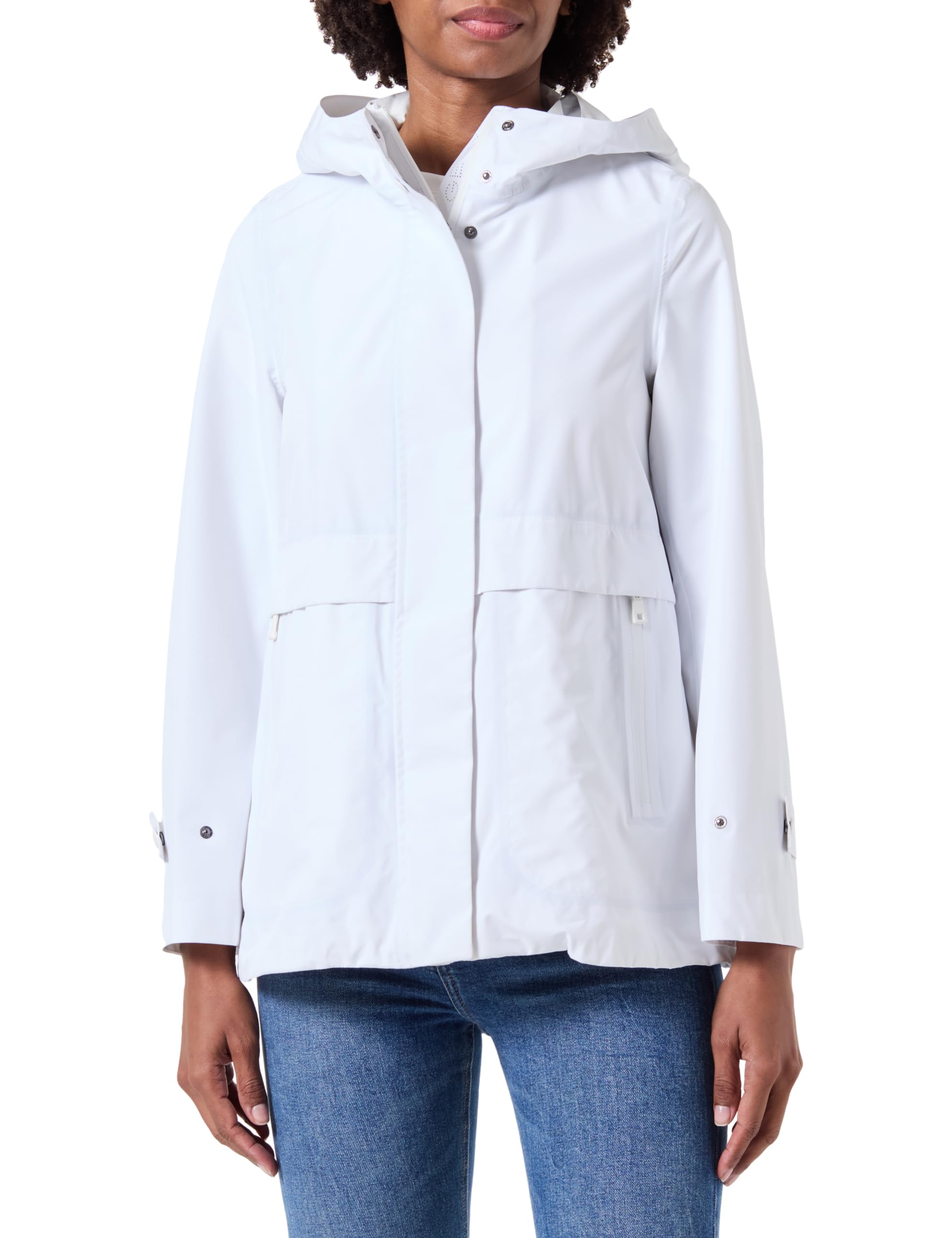 Geox W Gendry Long Parka Chaqueta Para Mujer Para Geox Abrigo