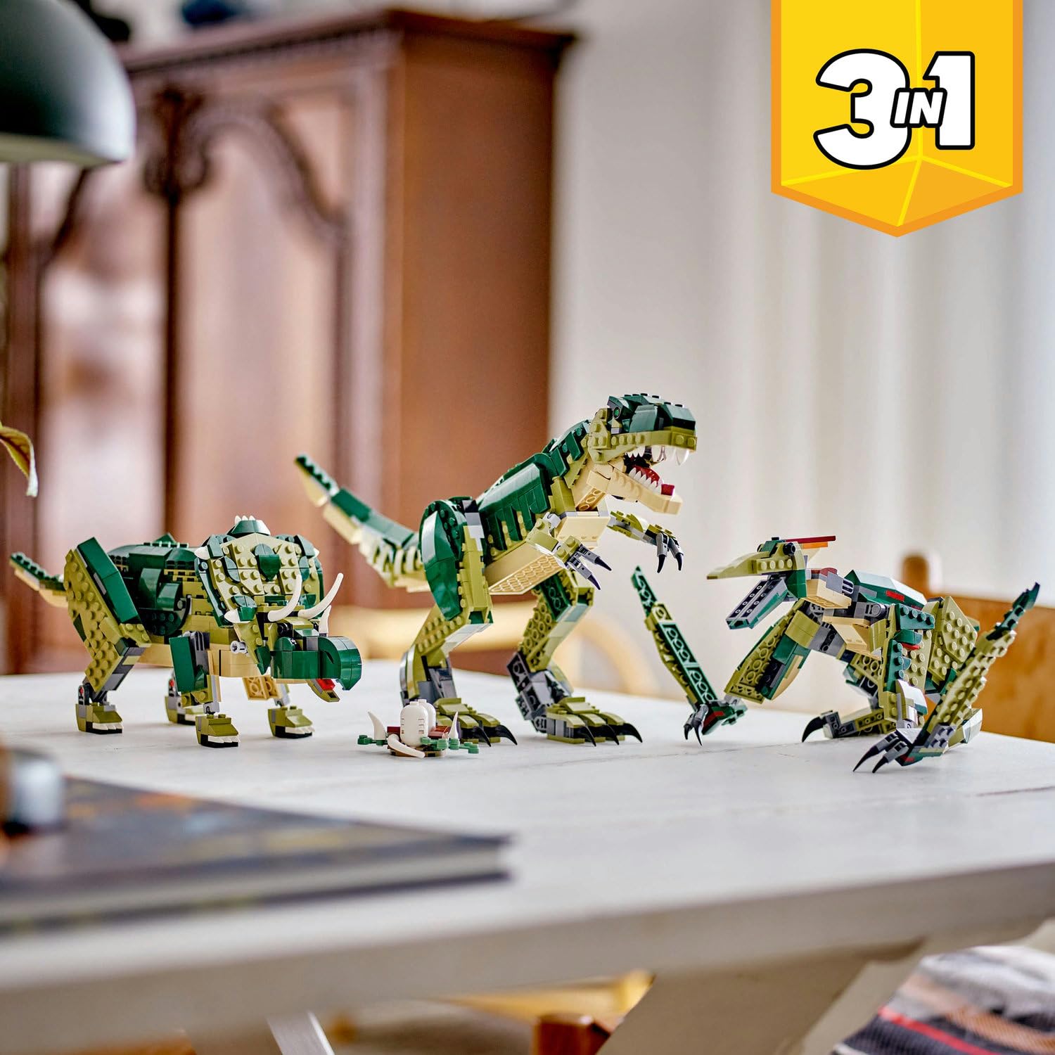 全巻セット LEGO Creator 3'ü 1 Arada T. rex 31151 – 9 Yaş ve Üzeri Dinozor