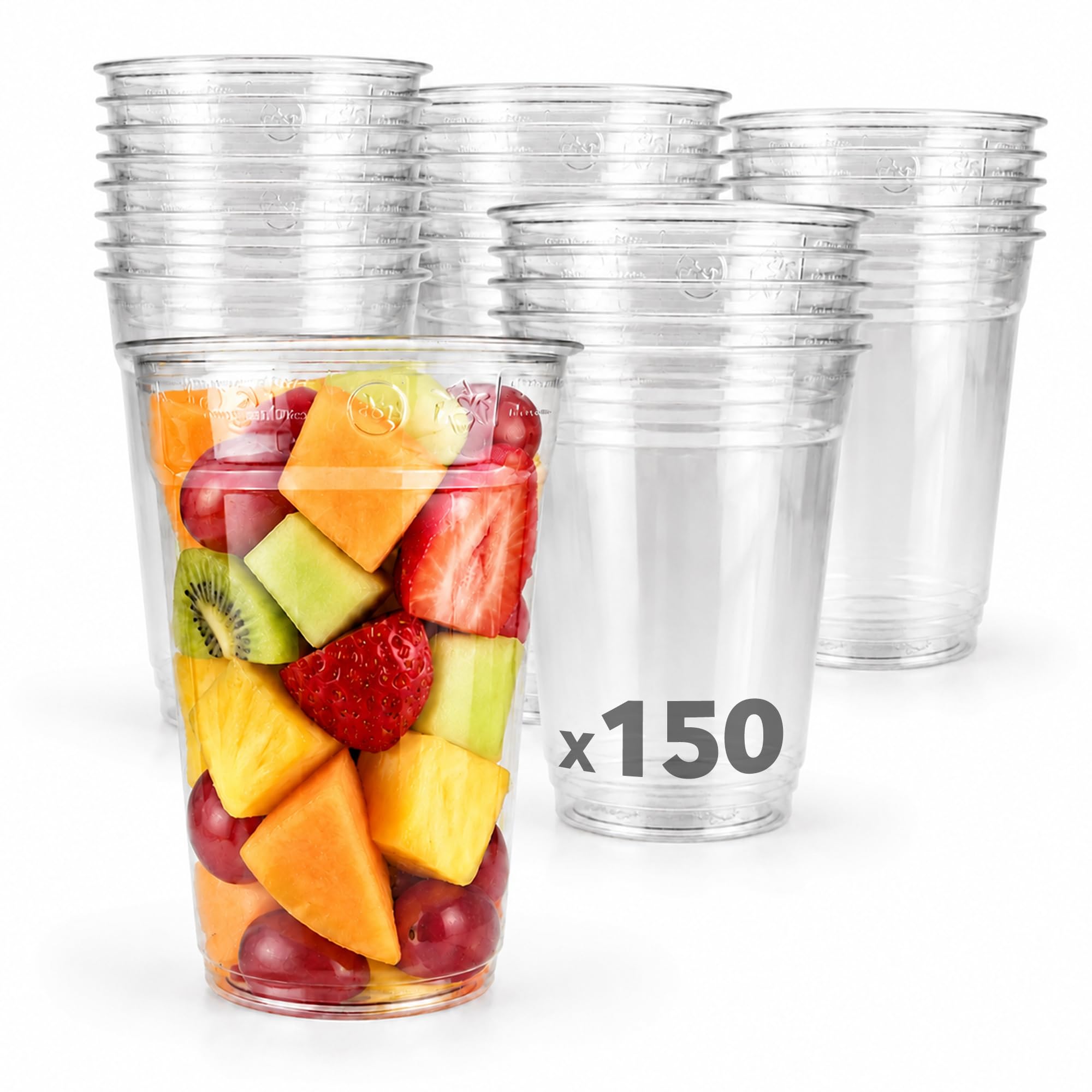 Pots alimentaires recyclables 25/30 cl pour vente à emporter et buffet de traiteur