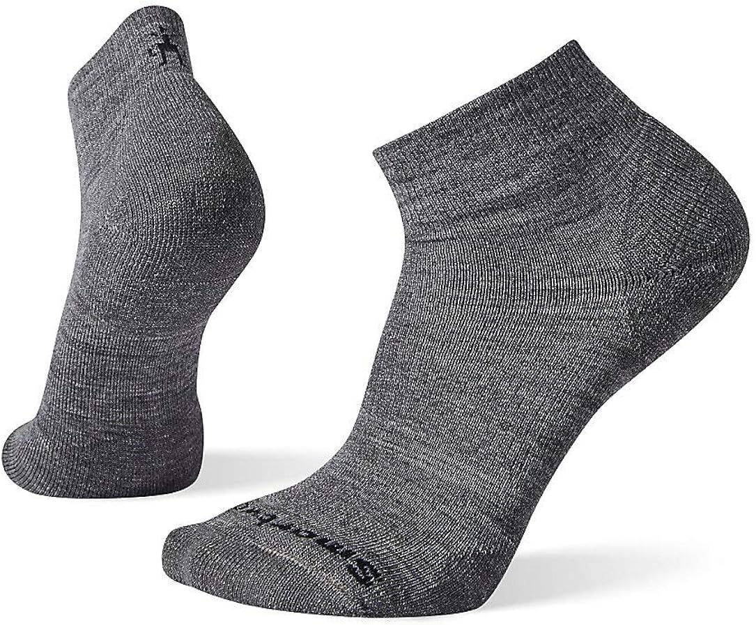 Smartwool Men's Athletic Mini Light Elite Merino Wool Socks, Black, Small : Clothing, Shoes & Jewelry