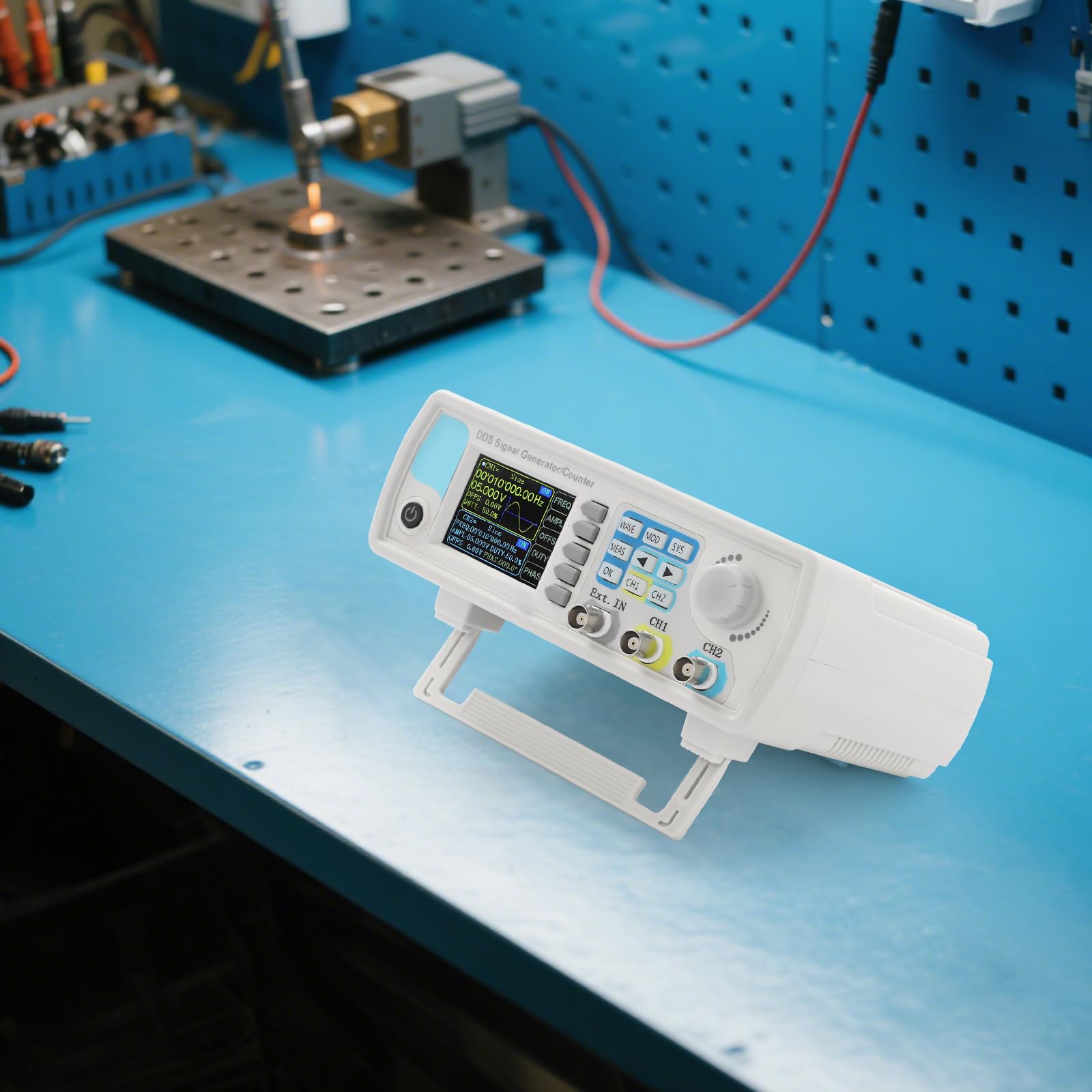 Funktionsgenerator Signalgenerator Wellenformgenerator DDSGenerator Frequenzgenerator Messgerät Laborgerät ideal für Elektroniklabore bis 15 MHz dualer Kanal 14 Bit Auflösung