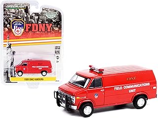 Greenlight 30277 GMC 1989 Vandura - FDNY (The Official Fire Department City of New York) Field Communications Unit (Hobby Exclusive) 1:64 Scale