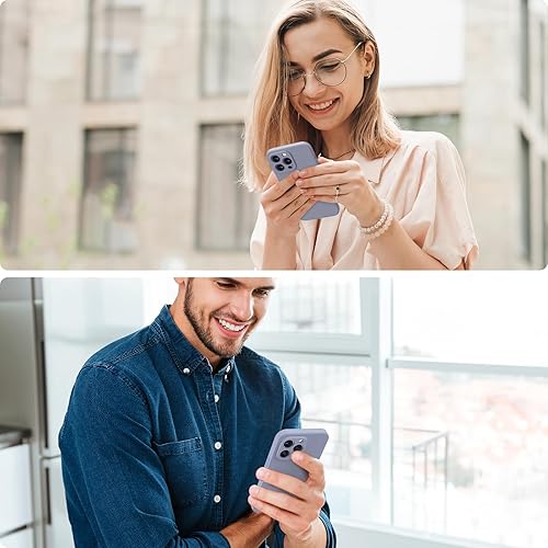 Miniatura 356 de Miracase - Funda diseñada para iPhone 11 con protector de pantalla, funda de goma de silicona líquida, protección total contra caídas y a prueba