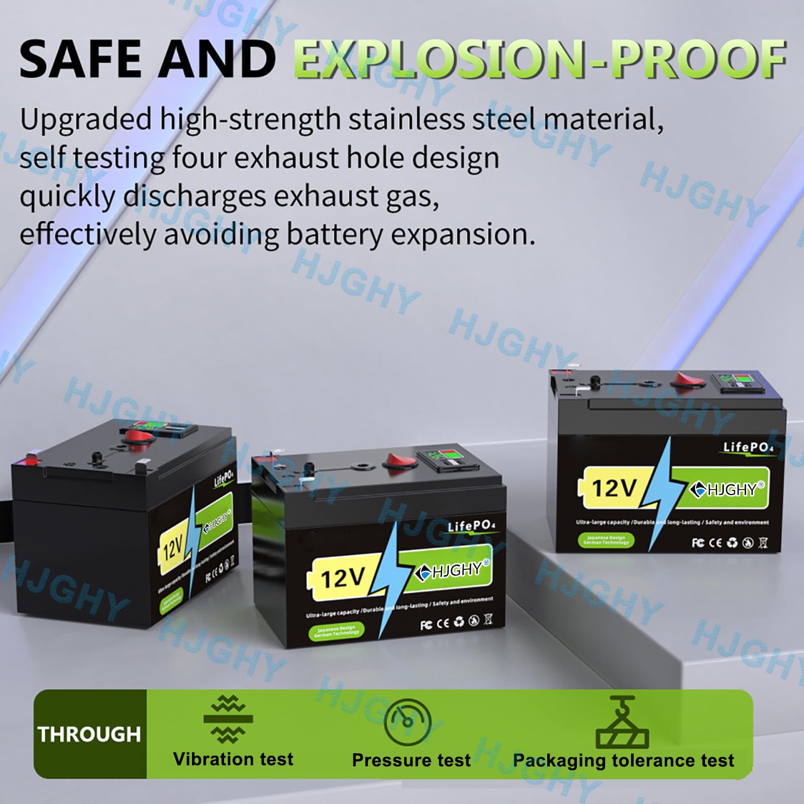 Akumulator LiFePO4 12,6V o pojemności 2Ah, 4Ah, 6Ah, 8Ah, 10Ah, 12Ah, 15Ah, przenośny akumulator zewnętrzny 12,6V z portem USB do zastosowań poza siecią energetyczną.