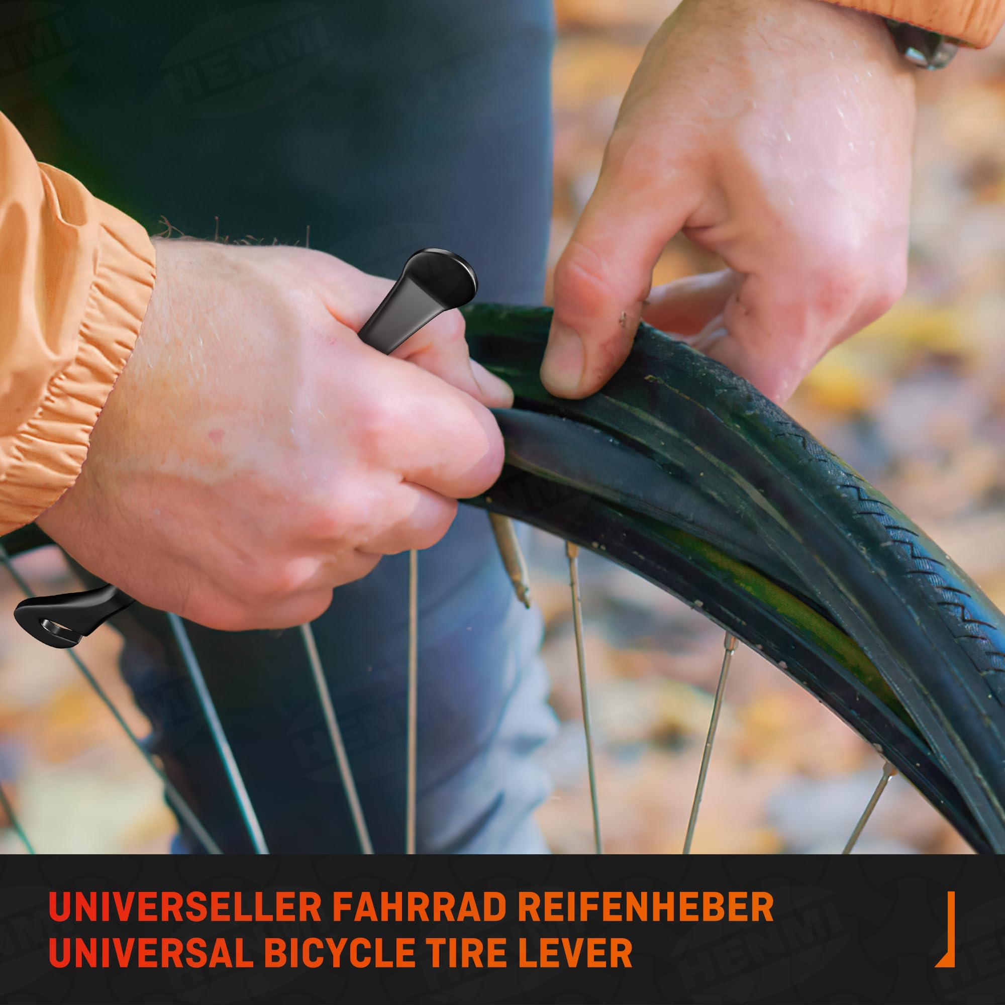 Démonte-pneus De Vélo  Lot De 3 , Kit De Réparation De Pneus De Velo Lot De 3 Kit De Reparation De Pneus De Velo Ameliore Demonte Pneus Robustes Outil De Demontage De Pneus Pour 99407451