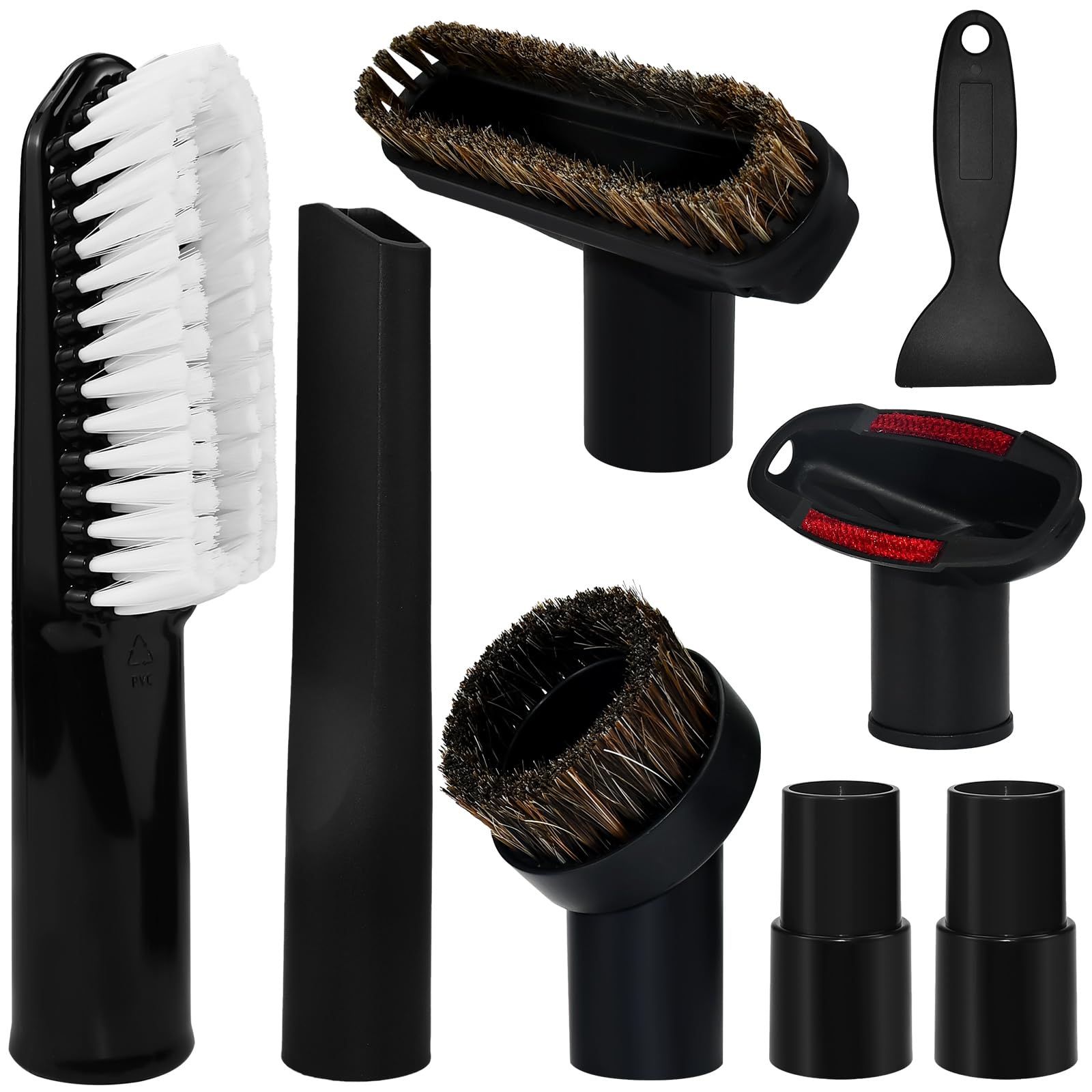 LANSKYLAN 8 Pezzi Accessori Aspirapolvere Spazzole per Aspirapolvere Set di Aspirapolvere Ugello Spazzola Set Spazzole Universale per Aspirapolvere Compatibile con Aspirapolvere Diametro 32mm e 35mm