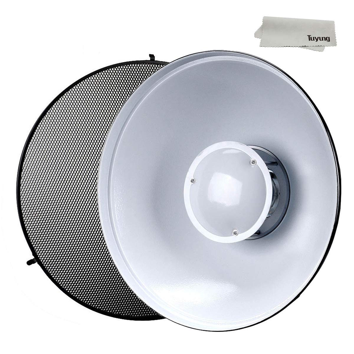 Amazon Com Godox 21 55cm Beauty Dish Reflector With Honeycomb Grid For Bowens Mount Studio Flash Strobe Monolight Such As Witstro Ad400pro Ad600pro Ad600b Ad600bm Interior White Bounce Camera Photo