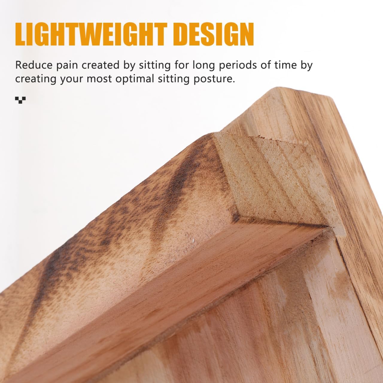 PRETYZOOM Wooden Step Stool for Adults 7 Inch Height Compact Footrest Stool for Elderly Bedside Use Home Office Entryway