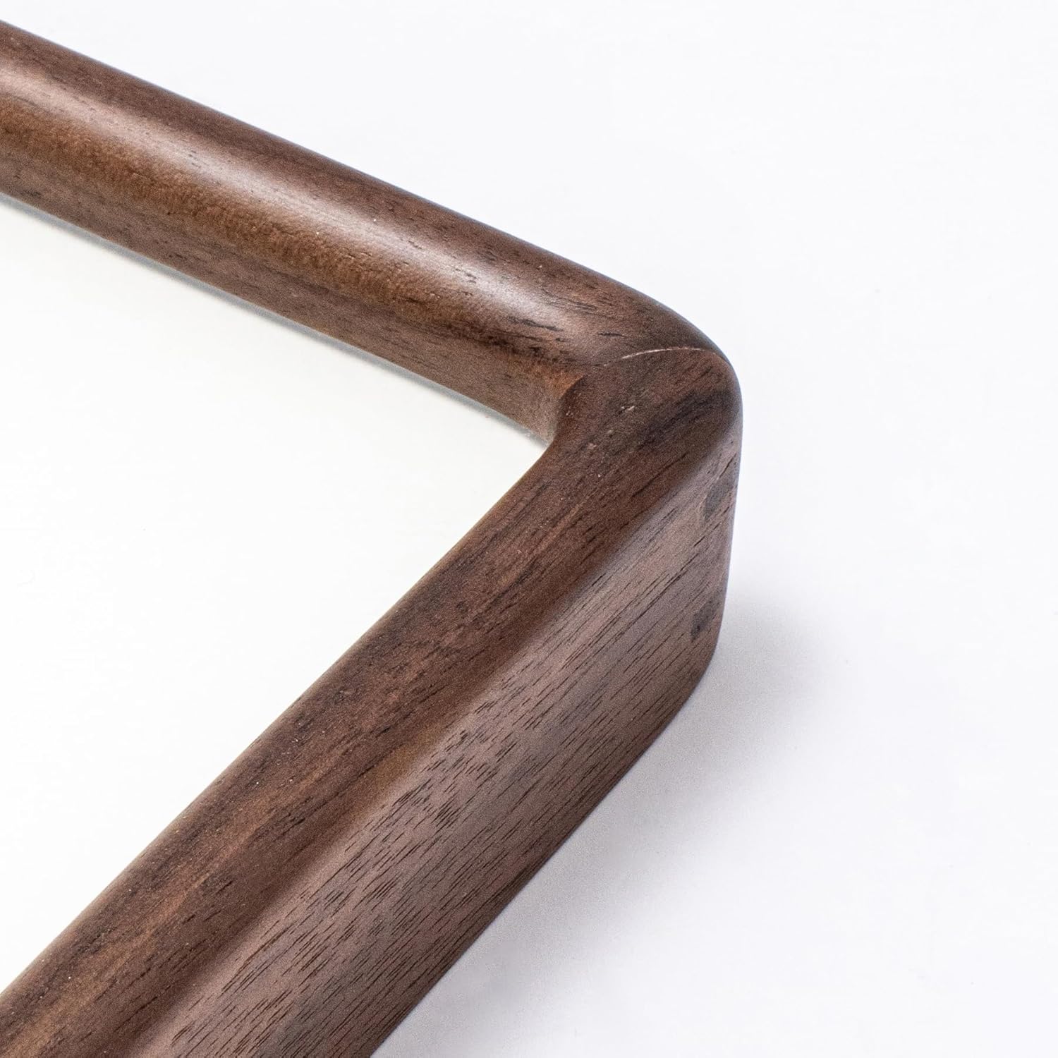 11x14 Frame, Solid Walnut Wood Poster Frame with Mat for 8x10 or 11x14 without Mat, Rounded Corner Walnut Wooden Frame, Gallery Wall Frames for Art, Horizontal or Vertical Wall Mounting - Image 8