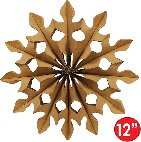 Miniatura 2 de Beistle Abanicos de papel Kraft