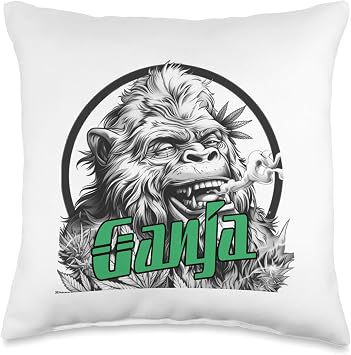 Ganja2024 Throw Pillow
