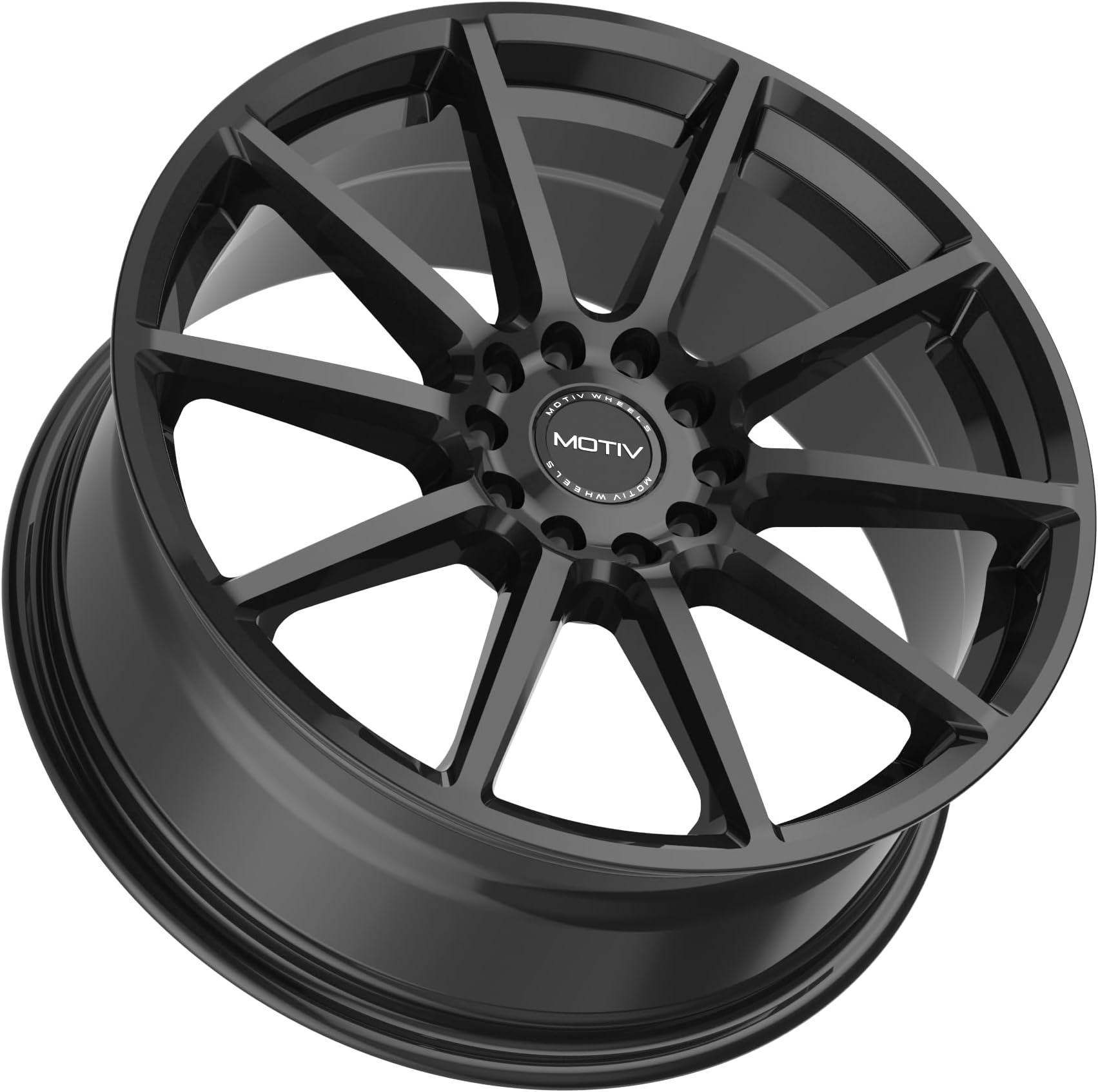 Motiv 431B 16x7.5 5x100/5x4.5" +40mm Gloss Black Wheel Rim 16" Inch