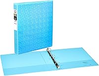 Vista 2 de Avery Luxe Collection - Carpeta holográfica duradera de 3 anillos, cubierta de vista personalizable, anillos redondos de 1 pulgada, 1 carpeta