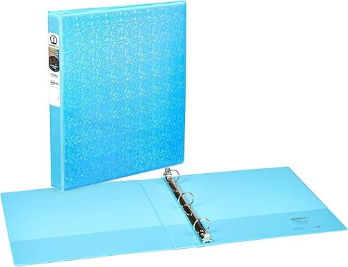 Miniatura 2 de Avery Luxe Collection - Carpeta holográfica duradera de 3 anillos, cubierta de vista personalizable, anillos redondos de 1 pulgada, 1 carpeta