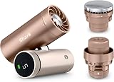 Shark ChillPill Système de ventilateur à grande vitesse, de brume ultra-fine et InstaChill 3-en-1, comprend 3 accessoires de rafraîchissement, design adapté aux voyages, Marron glacé FA022EUBR - 1