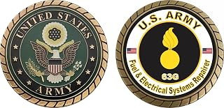U.S. Army MOS 63G Fuel & Electrical Systems Repairer Challenge Coin