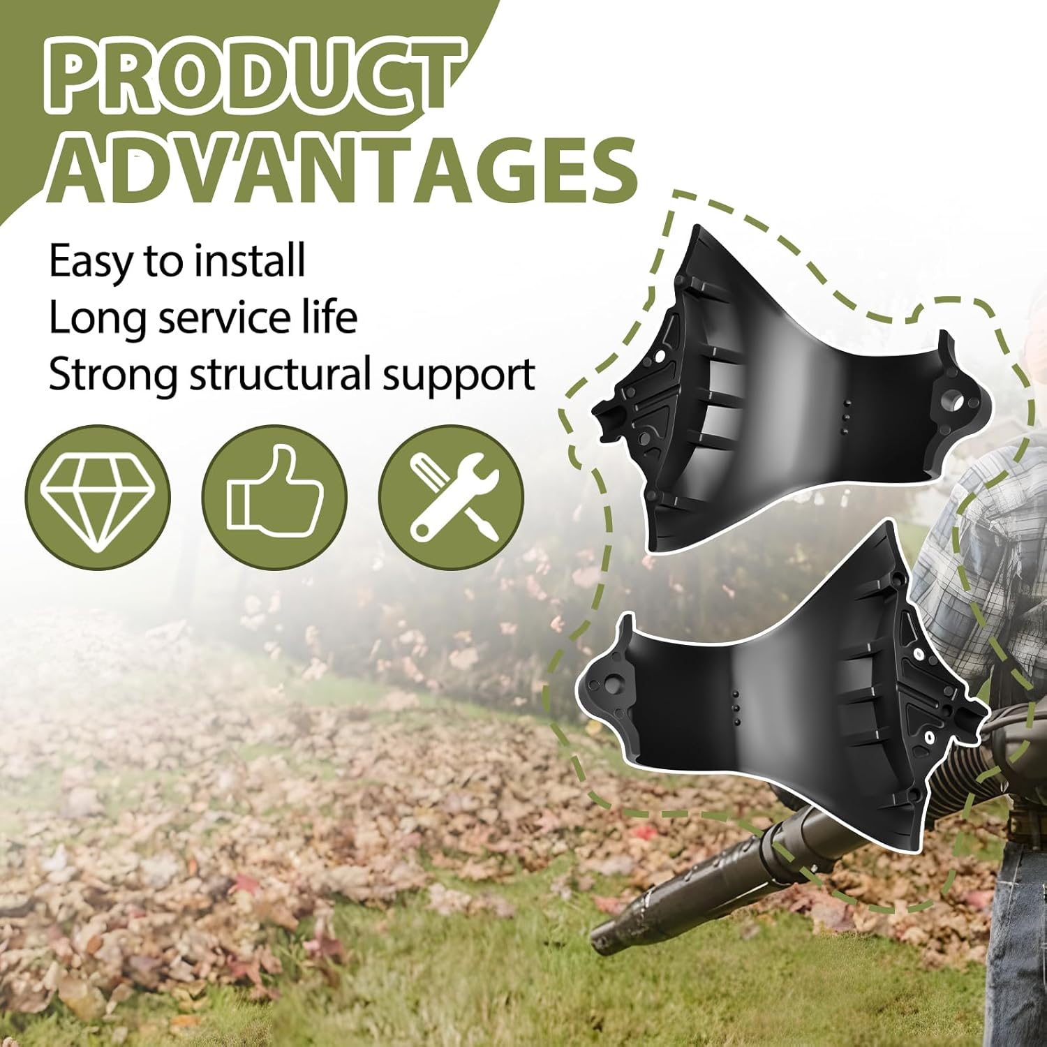 Backpack Blower Handle Clamp Support Fits for STIHL BR430, BR500, BR550, BR600 Replace 4282-790-0701