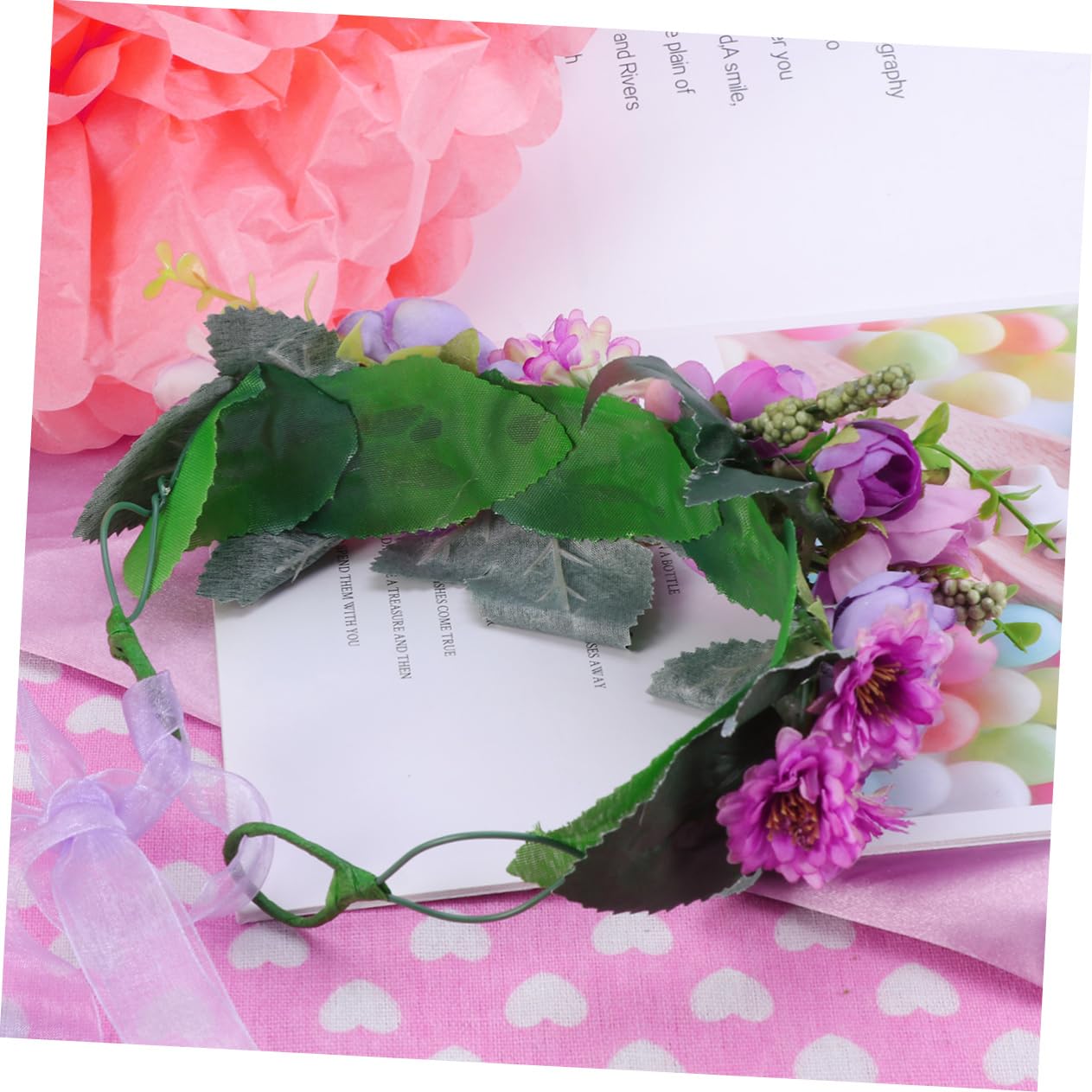 FOMIYES 3stücke Simulation Wreath Braut Haarschmuck Blumengirlande Für Hochzeitsfrisuren Deko Für Brautjungfern Und Besondere Anlässe