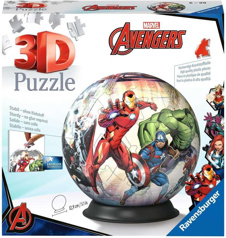 Marvel Avengers 3D Jigsaw Puzzle for Kids Age 6 Years Up - 72 Pieces - No Glue Required