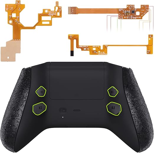 eXtremeRate Hope Programable Remap Kit for Xbox Series X/S Controller, Upgrade Boards & Redesigned Back Shell & Side Rails & Back Buttons for Xbox Core Controller - Textured Black