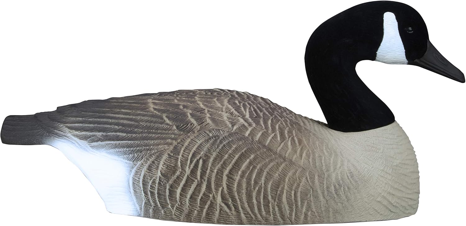 Higdon Outdoors Half Shell Goose Decoys for Waterfowl Hunting | Realistic & Stackable for Optimal Storage | Variety of Sizes and Species: Canada/Specklebelly/Blue/Snow/Sleeper/Full-Size/Magnum | 6pk
