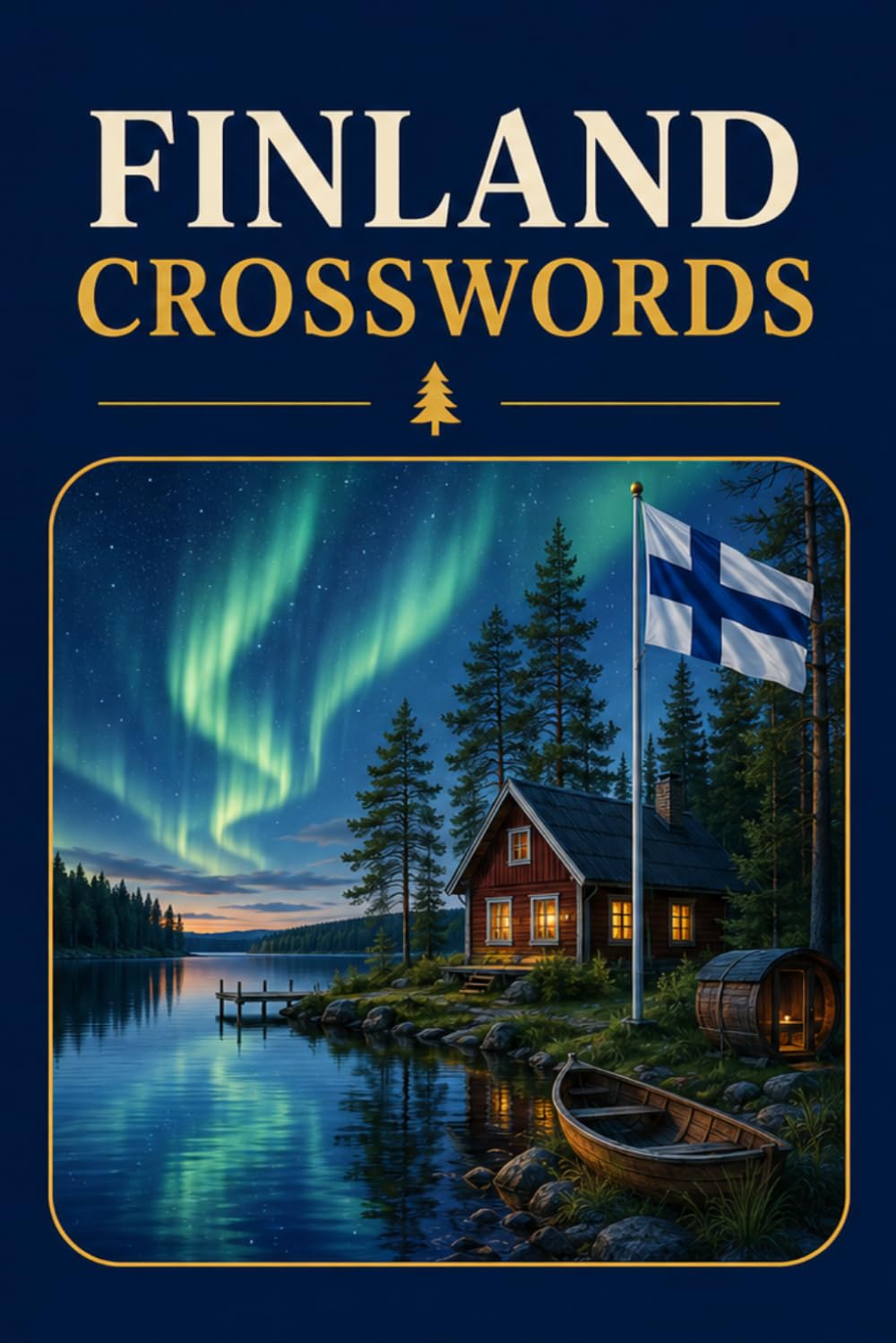 FINLAND CROSSWORDS: 6x9 Inches, 120 Pages | 60 crosswordsPuzzles | Solutions Included|