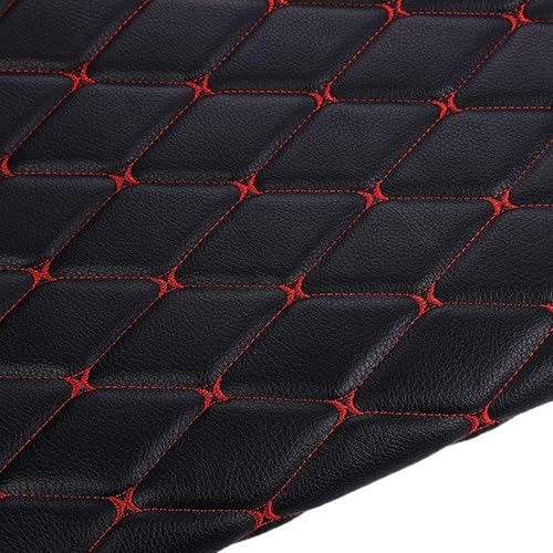 Miniatura 2 de LANOBA Tela de espuma acolchada de vinilo de piel sintética de diamante con respaldo de espuma de 14 pulgadas de grosor para tapicería, cabeceras de