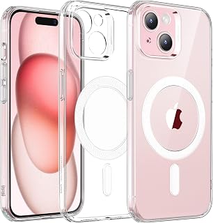ESR for iPhone 15 Case, Compatible with MagSafe, Military-Grade Protection, Resists Yellowing and Scratches, Magnetic Phone Case for iPhone 15, Zero Series, Clear