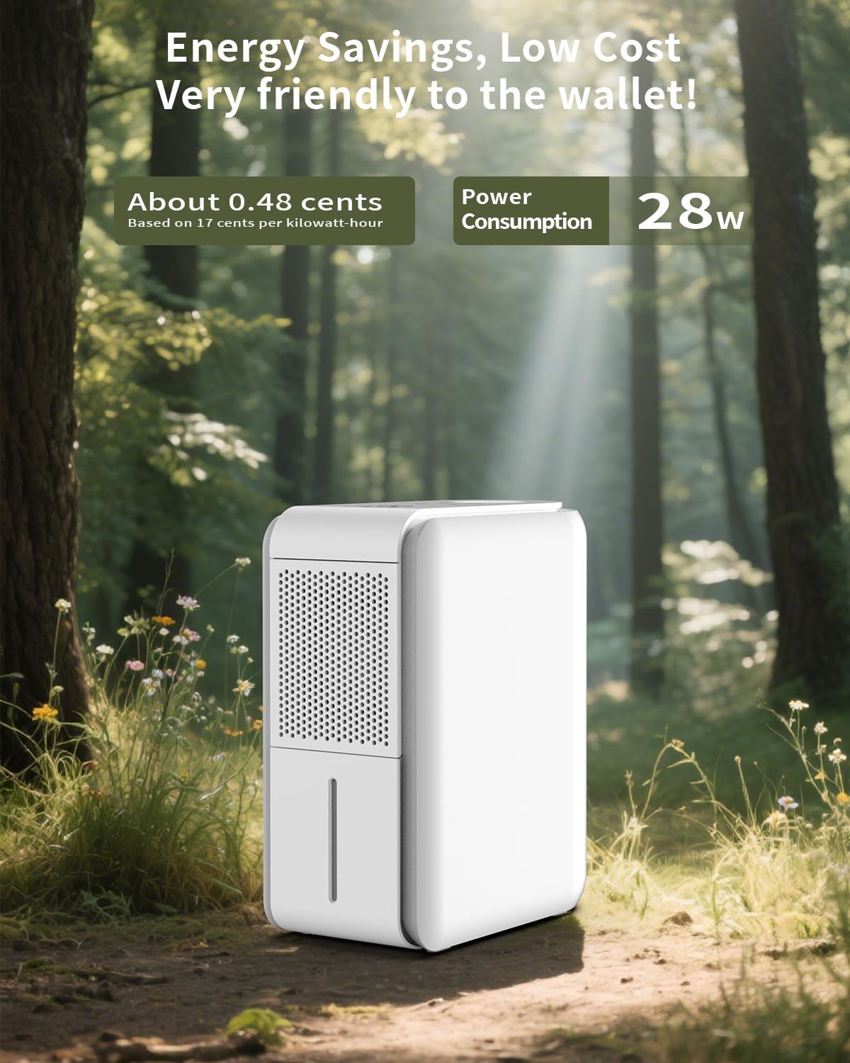 DINZAN 3-in-1 Dehumidifier & Humidifier Combo -11