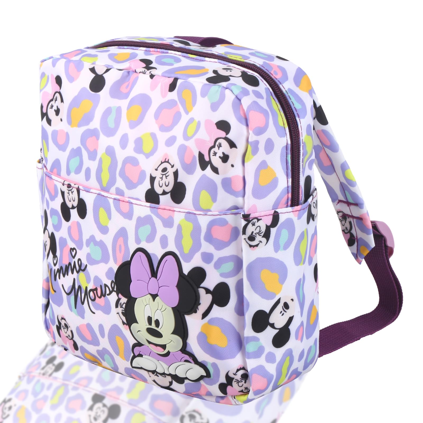 yumcute Mochila Minnie Mochila Infantil Minnie Mochila para niños Mochila Minnie Niña Minnie Mochila Ajustable 3D Rosa Mochila Mochila Minnie De Dibujos Animados