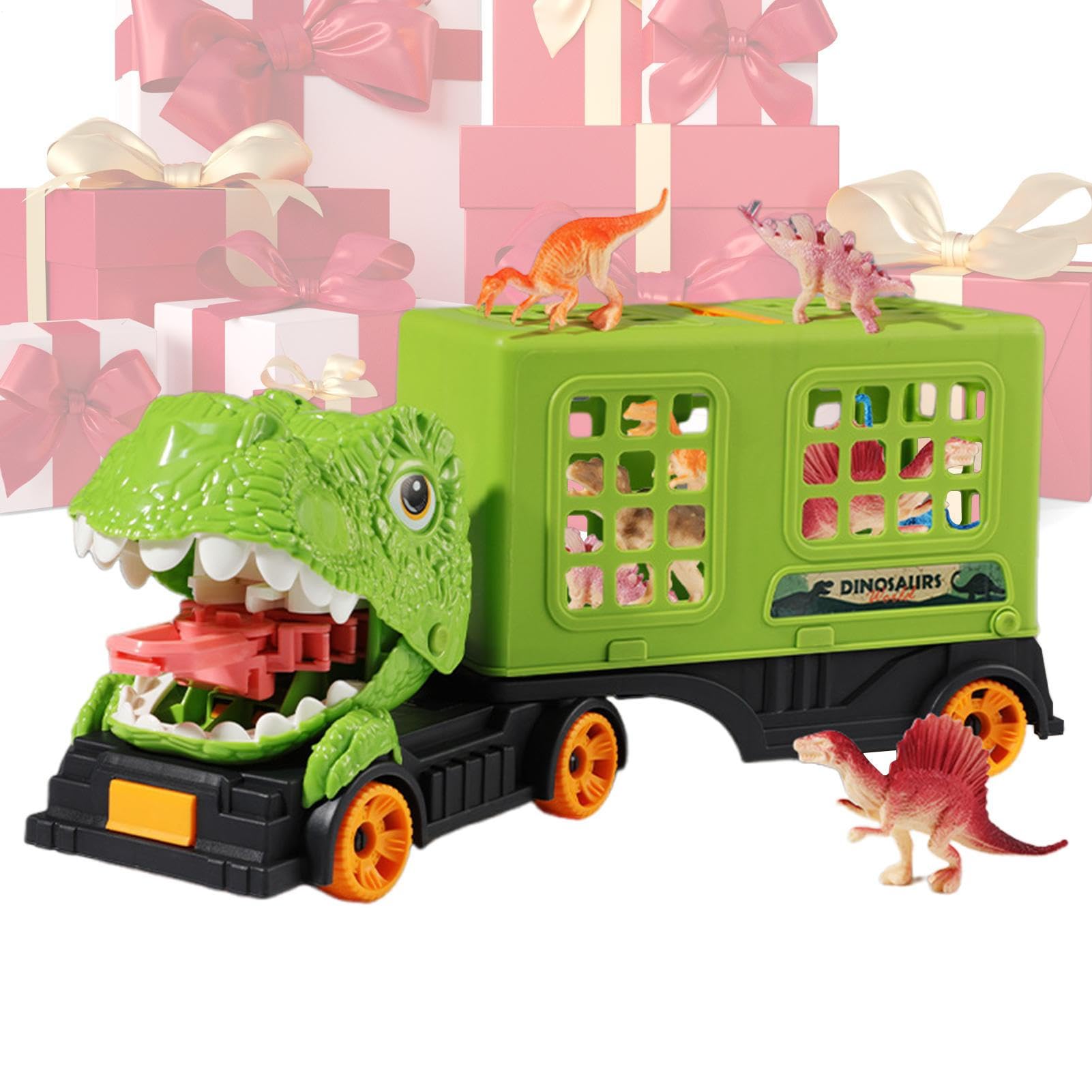 LKW Transport Dinosaurier Set Auto Transport Tyrannosaurus Spielzeug