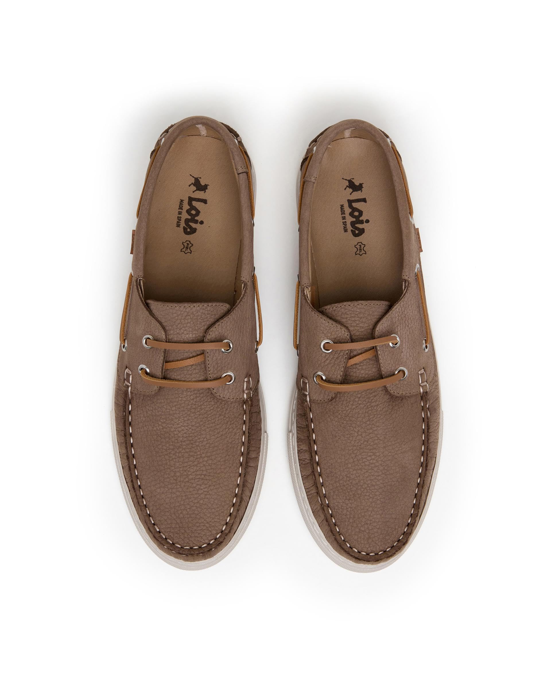 Lois Zapato náutico Piel Nobuck Cordones Hombre