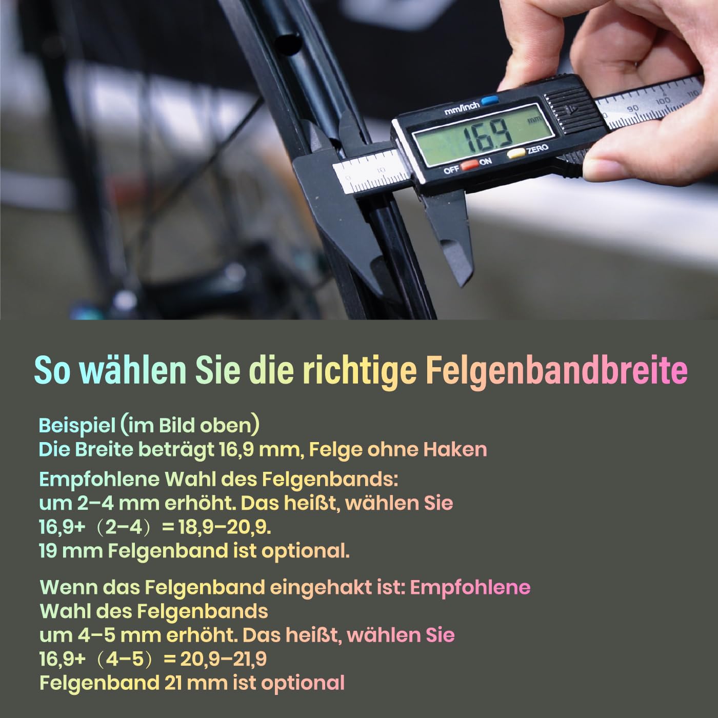 Fahrrad Tubeless-Felgenband, Tubeless Band 19/21/23/25/27/30/32/35 mm, Rim Tape 10 m, Haftklebstoffe Klebeband für schlauchlose Fahrradreifen MTB, Rennrad, Gravel, Mountain, Road Bike, 27mm