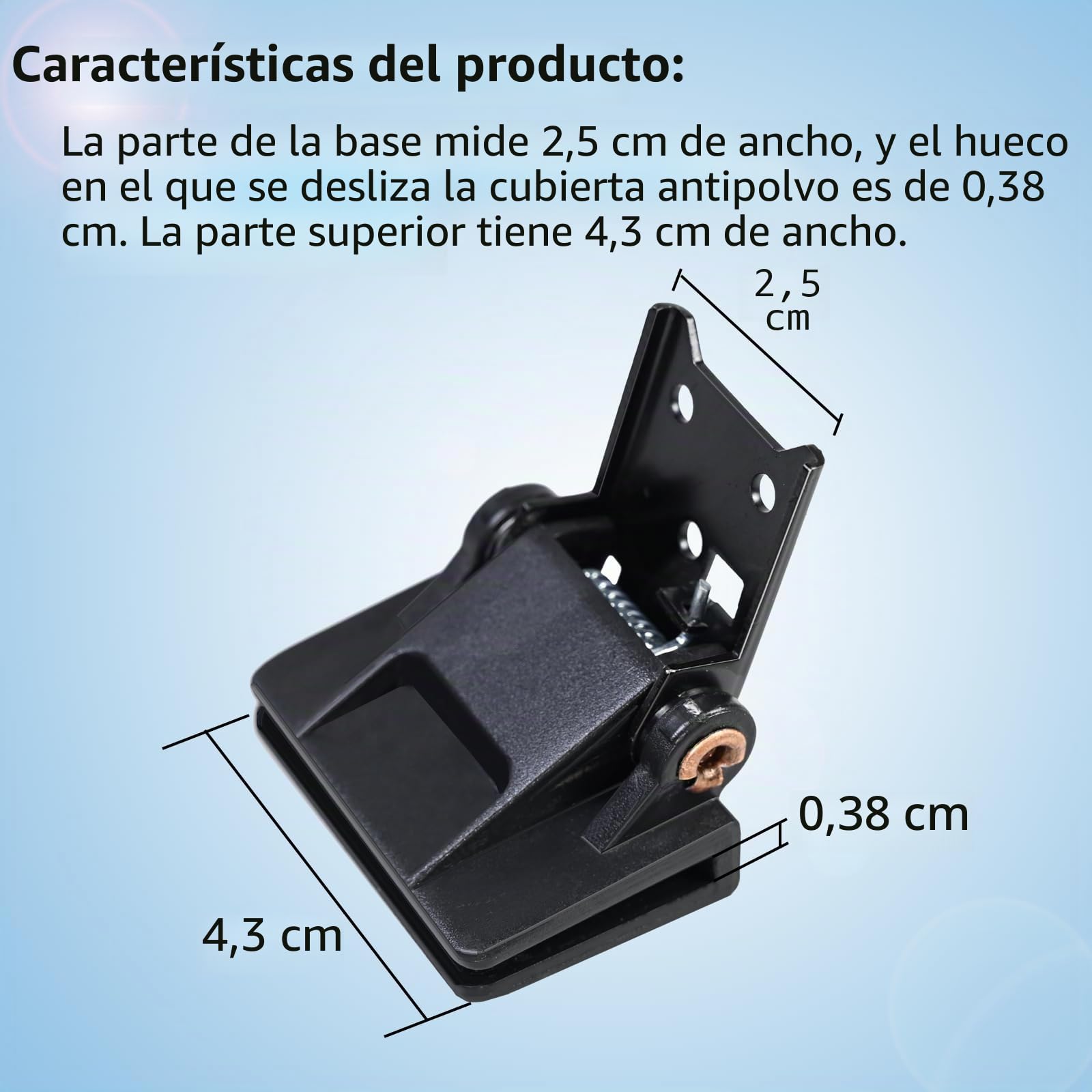 Piezas de bandeja giratoria de bisagra de tapa antipolvo para Akai AP-206, AR-AR The Turntable, BSR-Quanta 450SX, Kenwood KD-40R, Sony PS-11, PS-22, Yamaha P-200