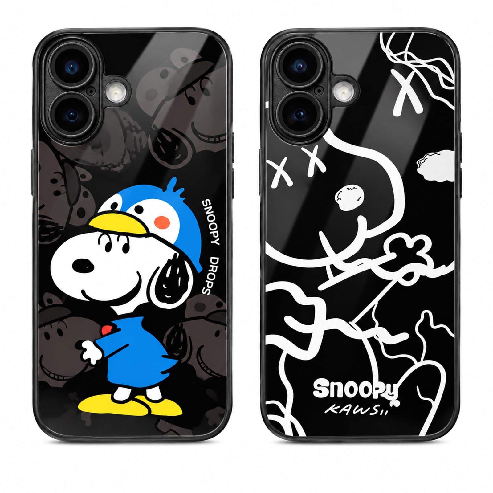 Amazon.co.jp: スヌーピー iPhone17Pro/18Pro用 強化ガラス 携帯ケース