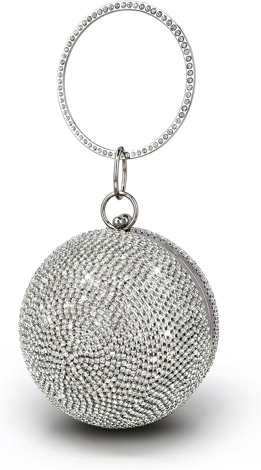 Glitter Evening Bag Ball Shape Clutch Purse Party Botswana Ubuy