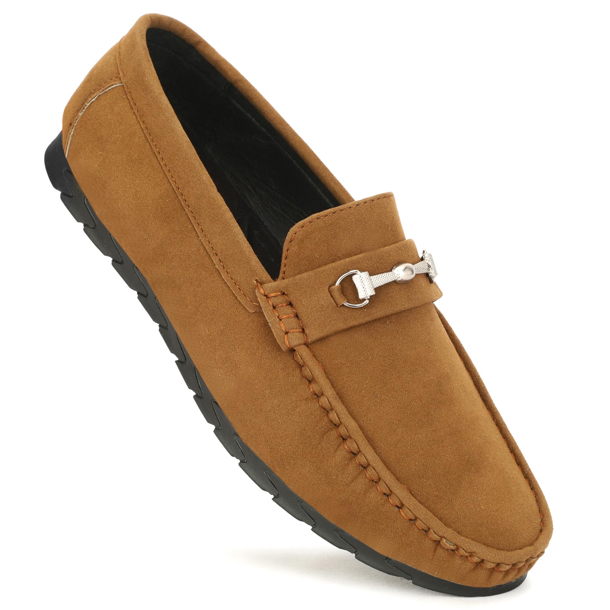 Men's Stylish & Comfortable with Soft Cushioned Insole | Hand-Stitched Design for Trendy | Loafer for Men-image-44