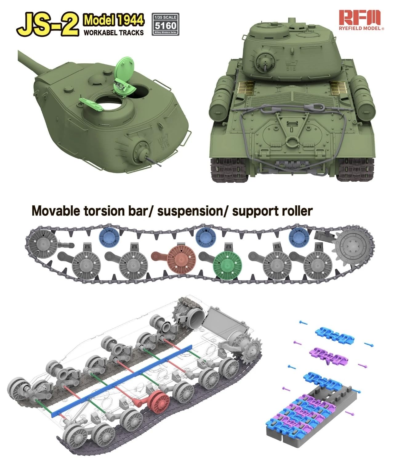 Amazon | ライフィールドモデル 1/35 ソビエト軍 重戦車 JS-2 1944年型