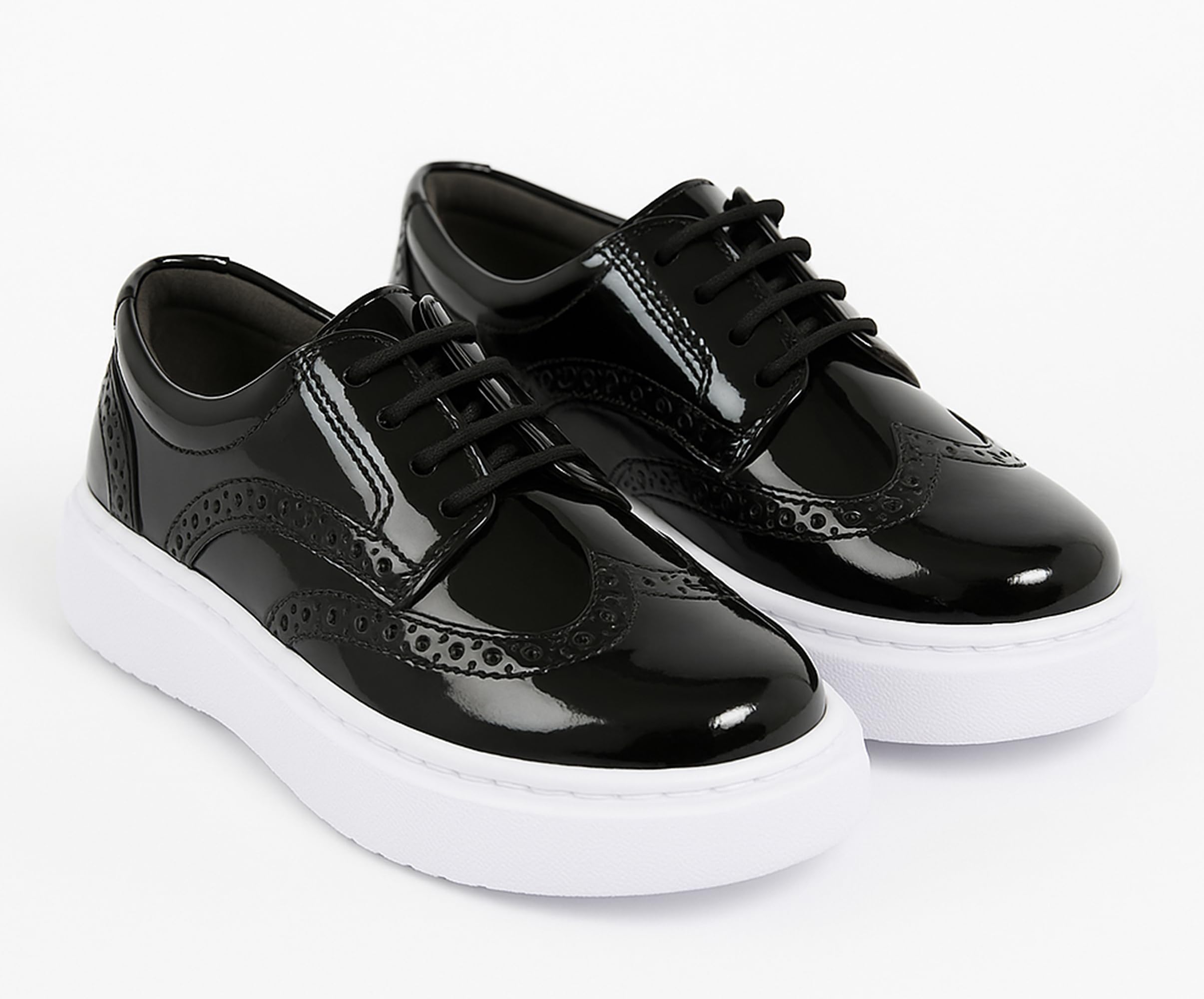 Mocassins à Enfiler Noirs Classiques en Daim pour garçons avec Semelle Robuste pour Robe et événement décontracté