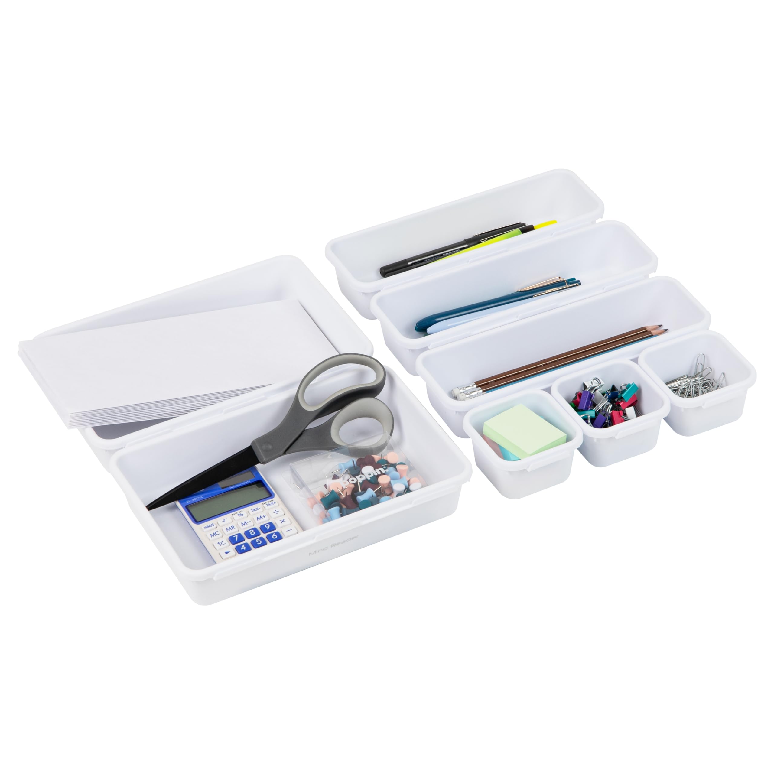 Amazon.com: Mind Reader 8-Pc Drawer Organizer, Desk Organizer
