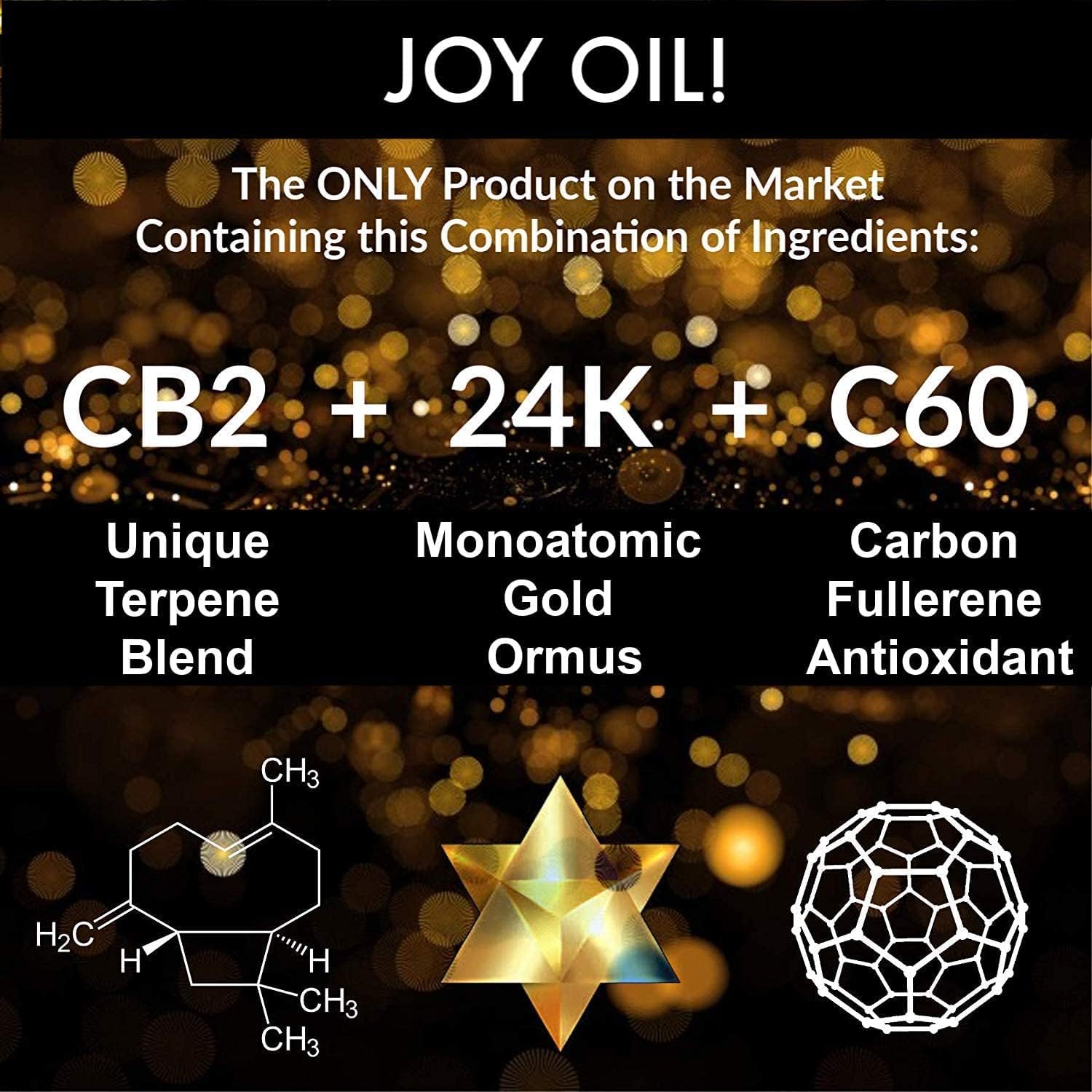 Flаѕh Dеаlѕ - 80% оƒƒ I Am Joy: Pure Hemp Oil Extract, CB2 Terpenes, 24k Gold Ormus, C60, Lavender, Rose & Lemon Flavor - May Help with Stress Support, Relief Focus Clarity Happiness 4oz 100mL 🔥 Flаѕh Sаlе I Am Joy: Pure Hemp Oil Extract, CB2 Terpenes, 24k Gold Ormus, C60, Lavender, Rose & Lemon Flavor - May Help with Stress Support, Relief Focus Clarity Happiness 4oz 100mL
