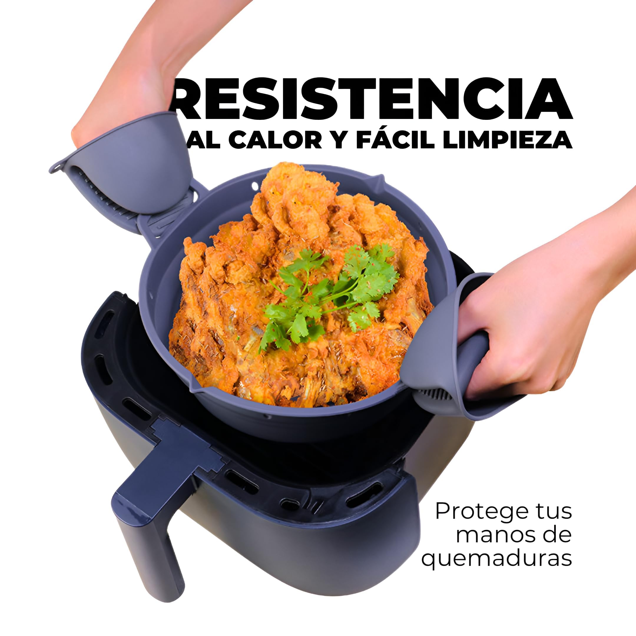 Tel Charme * 2 Guanti Da Forno In Silicone, Doppio Strato E Resistenti