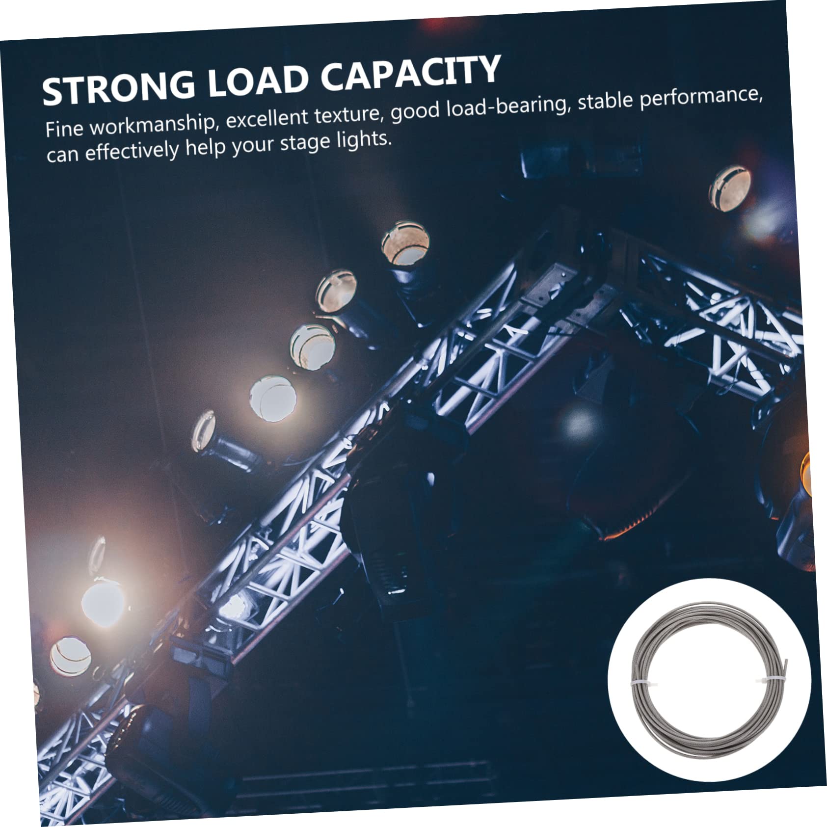 Alipis of Mm Diameter Stainless Steel Wire Rope Coated Cable for Stage Lighting Safety Rope