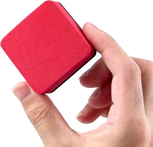Miniatura 4 de Eeoyu - Borradores de borrado en seco, paquete de 40 borradores magnéticos para pizarra blanca, limpiador de pizarra para niños y aula, suministros