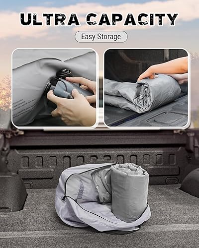 Miniatura 7 de Colchón extensible para cama de camión con bomba incorporada, resistente, colchón de aire para cama de camión para tamaño matrimonial de 5.5 a 5.8